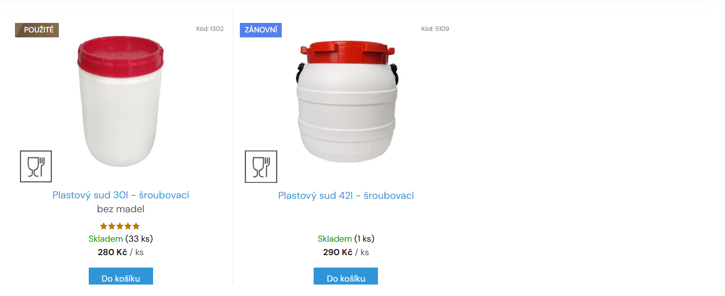 banner Šroubovací sudy